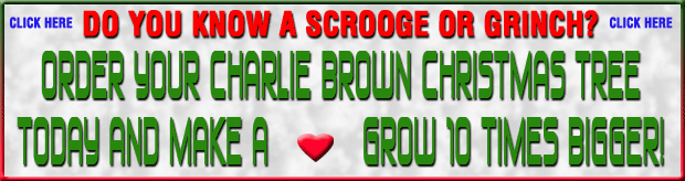 Order your Charlie Brown Christmas Tree Today